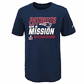 Youth New England Patriots Nike Navy Super Bowl LI Bound Verbiage T-Shirt,baseball caps,new era cap wholesale,wholesale hats